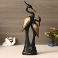 Black Swan Couple Showpiece